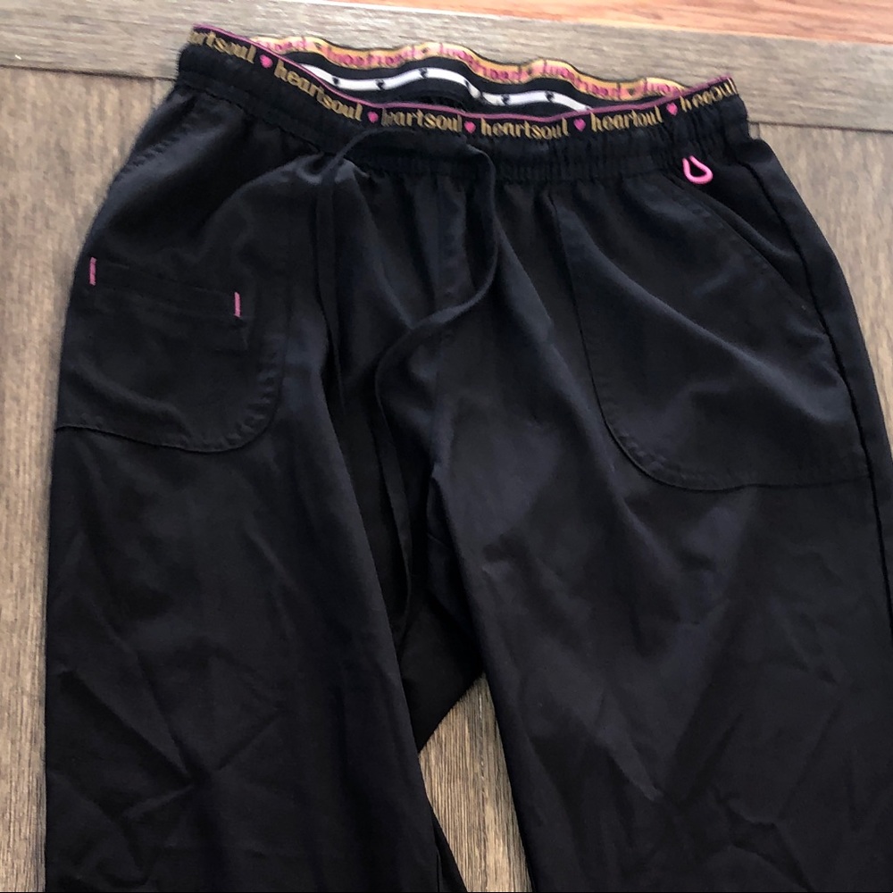 Black heartsoul women’s scrubs size medium black